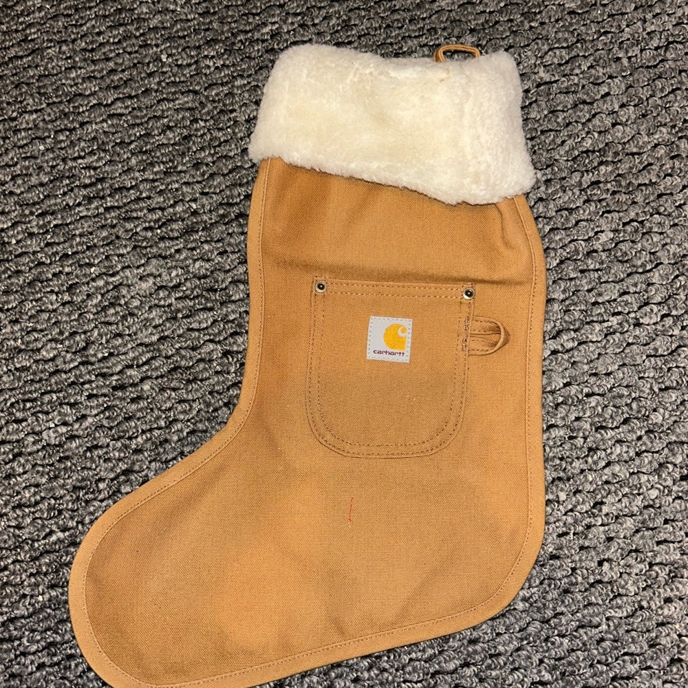 Carhartt Brown Stocking with White Cuff